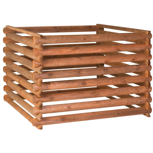 Holz komposter 120x120x80cm - holz,