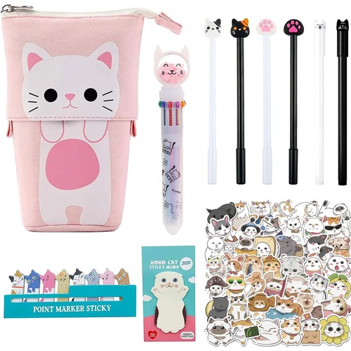 Katzen federmäppchen set - katzen,