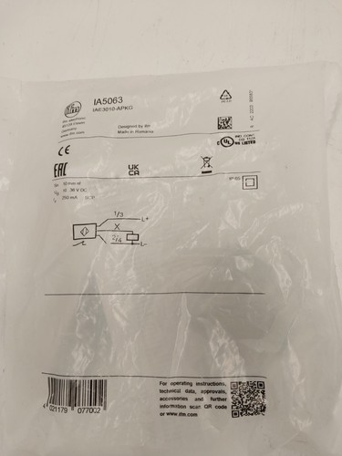 Ifm induktiver sensor ia5063 - ifm,