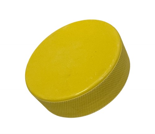 Eishockey puck gelb - eishockey,