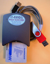 Lesegerät + 2-GB USB-Stick +
