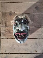 GESCHNITZTE HOLZMASKE FASNET Fasnacht HEXENMASKE