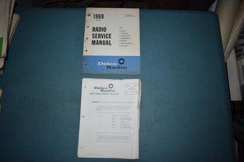 1969 delco radio service - 1969,