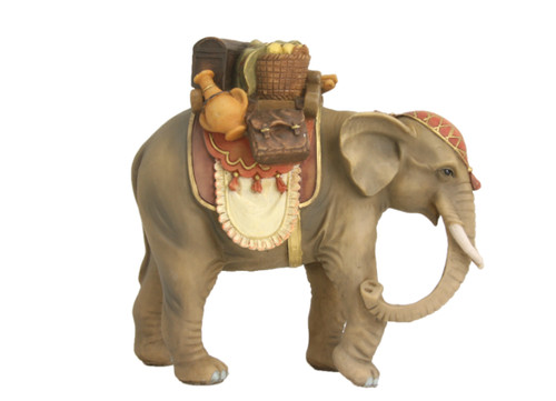 Krippenfigur elefant mit - krippenfigur,
