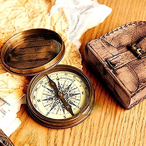 Antique effect brass poem - effect,