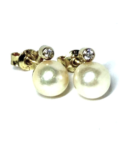 Brillant ohrstecker 04ct - 0,04ct,