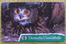 Telefonkarte Deutschl. O817 von 04.93 Deutsche Umwelthilfe/Eule voll