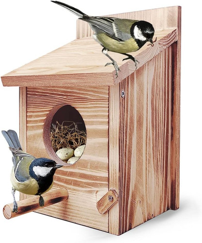 Vogelhaus holz nistkasten - vogelhaus, holz,