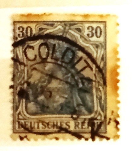 Briefmarke deutsches reich - deutsches,