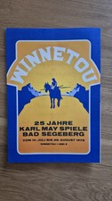 Seltener Flyer Karl May-Spiele Bad Segeberg 1976 WINNETOU I und WINNETOU II