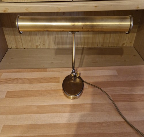 Messing klavierlampe - messing,