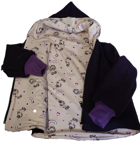 Wollwalkjacke wendejacke - wollwalkjacke,