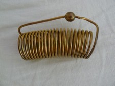 Lost Cubit Acu-Vac Coil - Energiespirale - Kupfer vergoldet, Kugel außen