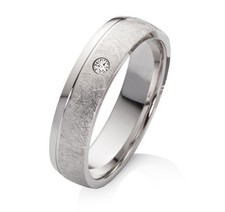 Verlobungsring aus 925 Silber mit echtem Diamant Ringe Gravur SEB43