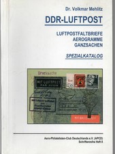 DDR-SPEZIALKATALOG LUFTPOSTFALTBRIEFE / AEROGRAMME / GANZSACHEN und 1. Nachtrag