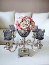 Leuchter 5er Silber Antik XXL