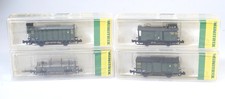 (0083) 4 Minitrix Spur N Güterwagen:13234+3203+3200+3202  K.Bay.S.Ba. unbespielt