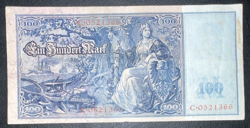 Reichsbanknote 100 mark - reichsbanknote,