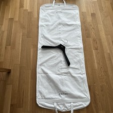 Celine Kleidersack Housse Weiß 160x60+ cm Schutzsack + Kleiderbügel 