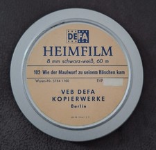 WIE DER MAULWURF ZU SEINEM HÖSCHEN KAM - DEFA HEIMFILM 102 - 8 MM S/W 60 M - OVP