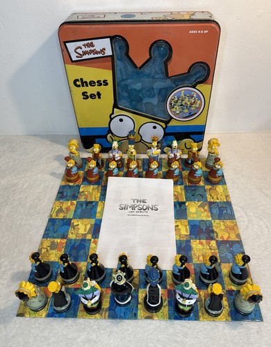 The simpsons schachspiel in - 3d,