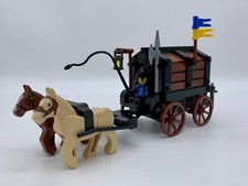 Lego MOC Pferdekutsche mit Ritter (passt zu 10320 10305 10332 31120 21343) NEU
