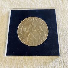 1 Crown 1977 Elizabeth 2 zu Pferde 25 Jahrestag der Thronbesteigung In Kapsel