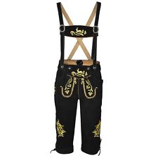 Bayrische schwarze Lederhose