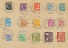 ALLIIERTE BESETZUNG 1947, Leipziger Herbstmesse mit Sonderstempel SOUVENIRBLATT