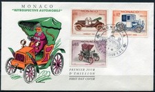 Alte Automobile. FDC(2) x 5W