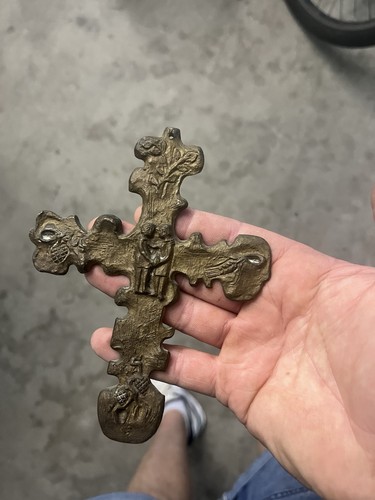 Kruzifix kreuz metall bronze - kreuz,