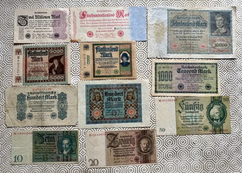 Alte geldscheine reichsmark - geldscheine,