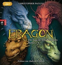 ANDREAS FRÖHLICH-(1-4/MP3)ERAGON BOX-DIE SAGA DES DRACHENREITERS  16 MP3 CD NEU