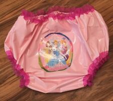 ADULT BABY PVC SLIPS GUMMIHOSE LATEX LACK WINDELHOSE PLASTIK PANTS PRINZESSIN