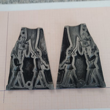 1 Zinngießform - 2 Soldaten