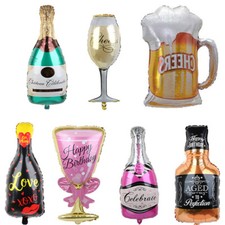 Oktoberfest Flasche Folienballon Champagner Geburtstag Party Hochzeit Dekoration