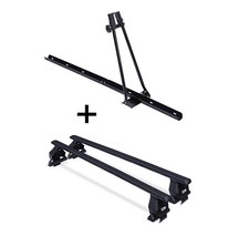 Fahrradträger ORION+Dachträger Tema Stahl für für Mercedes EKlasse W210 4Tür 95-