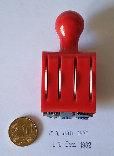 S242 alter ddr famos - s242), stempel