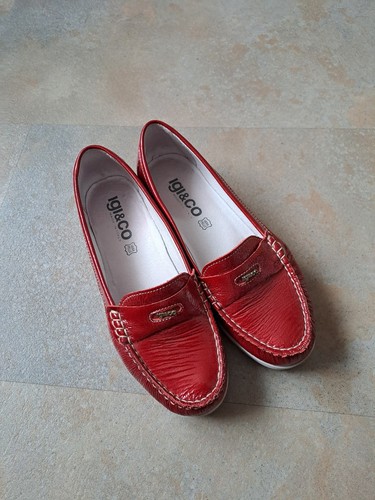 Mokassin slipper rot 36 - gr.,