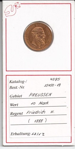 Preussen mark 1888 a - a,