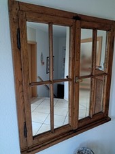 Antikes Sprossen-Spiegelfenster Eiche ca. 250 Jahre 112x120cm