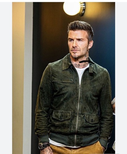 David beckham green bomber - beckham,