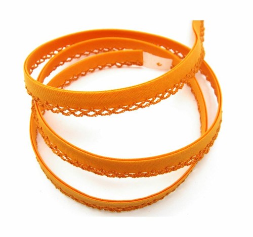 Schrägband mit häkelborte - schrägband,