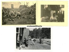3x Orig. Foto Soldaten Fahrrad