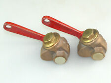 2x HS ROTGUSS MUFFENSCHIEBER 3/8" DN10 ABSPERRSCHIEBER HEIZUNGSSCHIEBER SCHIEBER