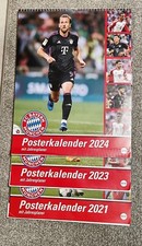 3 x FC Bayern München Posterkalender - 2021/23/24 - gebraucht