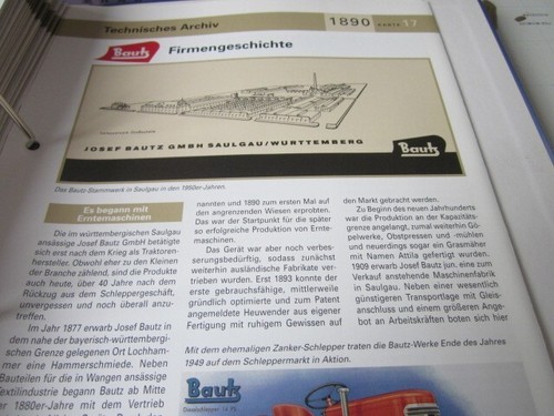 Traktor bautz firmengeschichte - bautz,