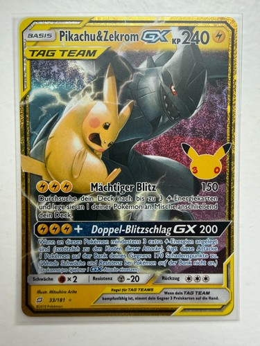 Pokémon tcg pikachu - pokémon, zekrom
