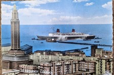 AK Schiff SS France vor Le Havre, CGT,