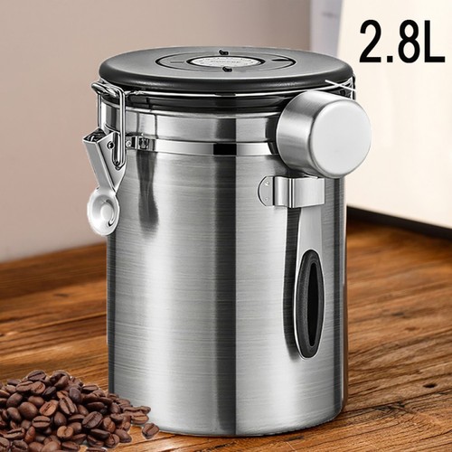 Luftdicht edelstahl kaffeedose - edelstahl,